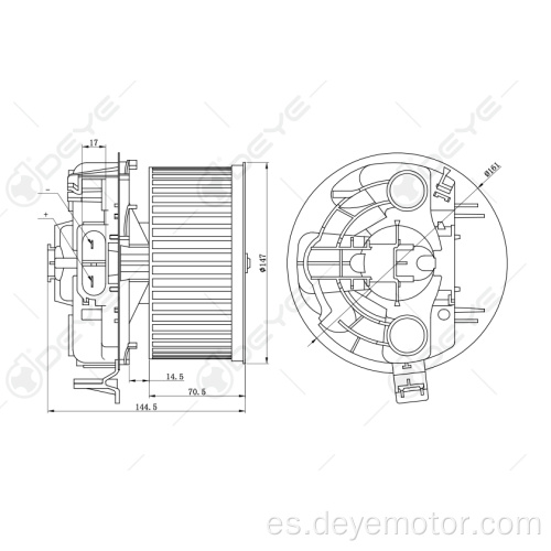 Ventilador 12v para RENAULT MEGANE